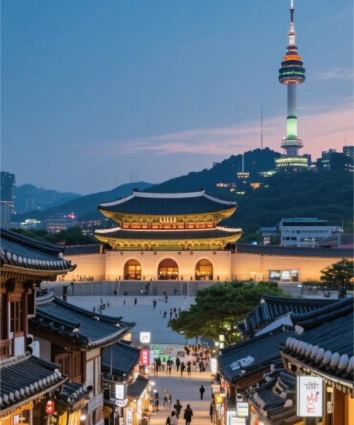 jimeng-2026-01-18-2810-景福宫、北村韩屋村、明洞、南山塔，一日游