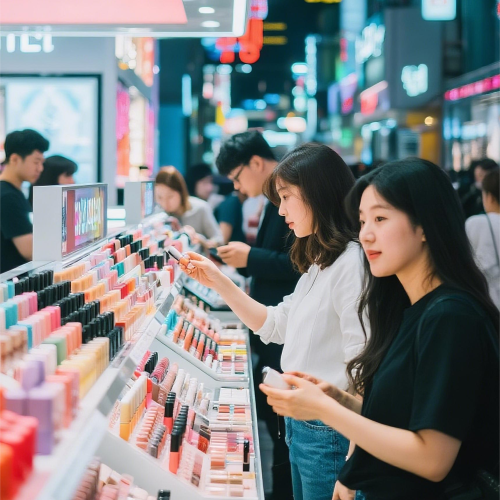 jimeng-2026-01-18-5776-轻松韩国游，韩国购物天堂，首尔购物天堂，彩妆，时尚